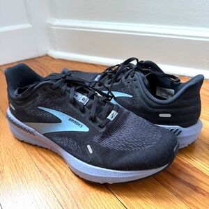 Brooks Launch 9 GTS Black/Blue Women’s Running Shoes Size 9
